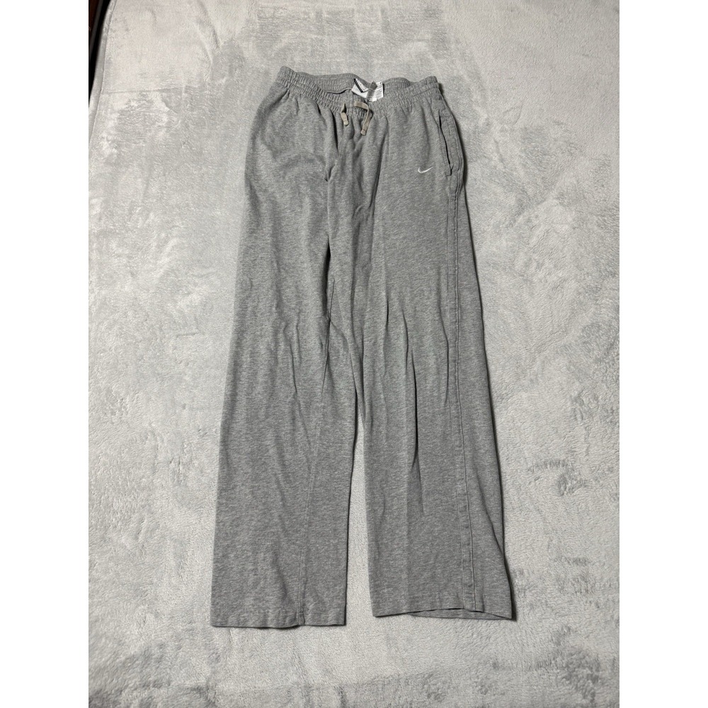 Nike Mens Small Lightweight Gray Sweat Pants Straight Leg Basketball 412172‎